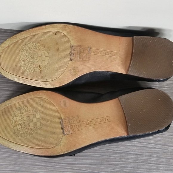 Vince Camuto Elroy Loafer, Black Leather, Womens Size 6.5 M / 36.5 - Picture 9 of 10